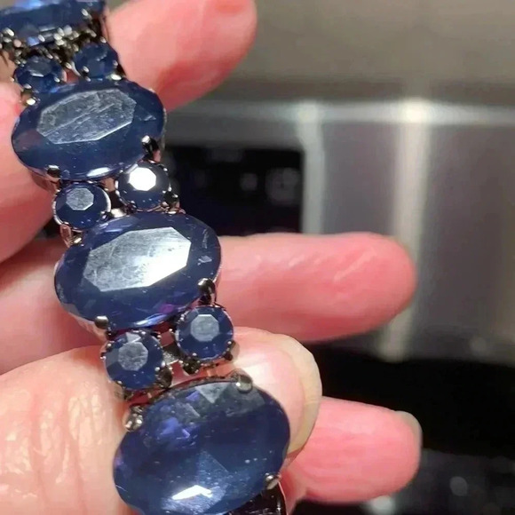 Chunky  blue bracelet - Picture 5 of 5